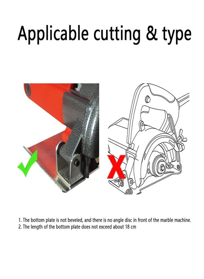 ARUDIP إطار قطع بزاوية 45 درجة من ARUDIP | أداة تشذيب حواف البلاط لقطع السيراميك والحجر والرخام والجرانيت والبلاط وقاطع الخشب | قاطع تشذيب حواف البلاط من سبائك الألومنيوم | - Image 4